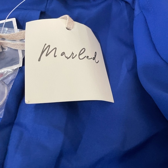 Marled Royal Blue Double-Breasted Blazer - Picture 6 of 15